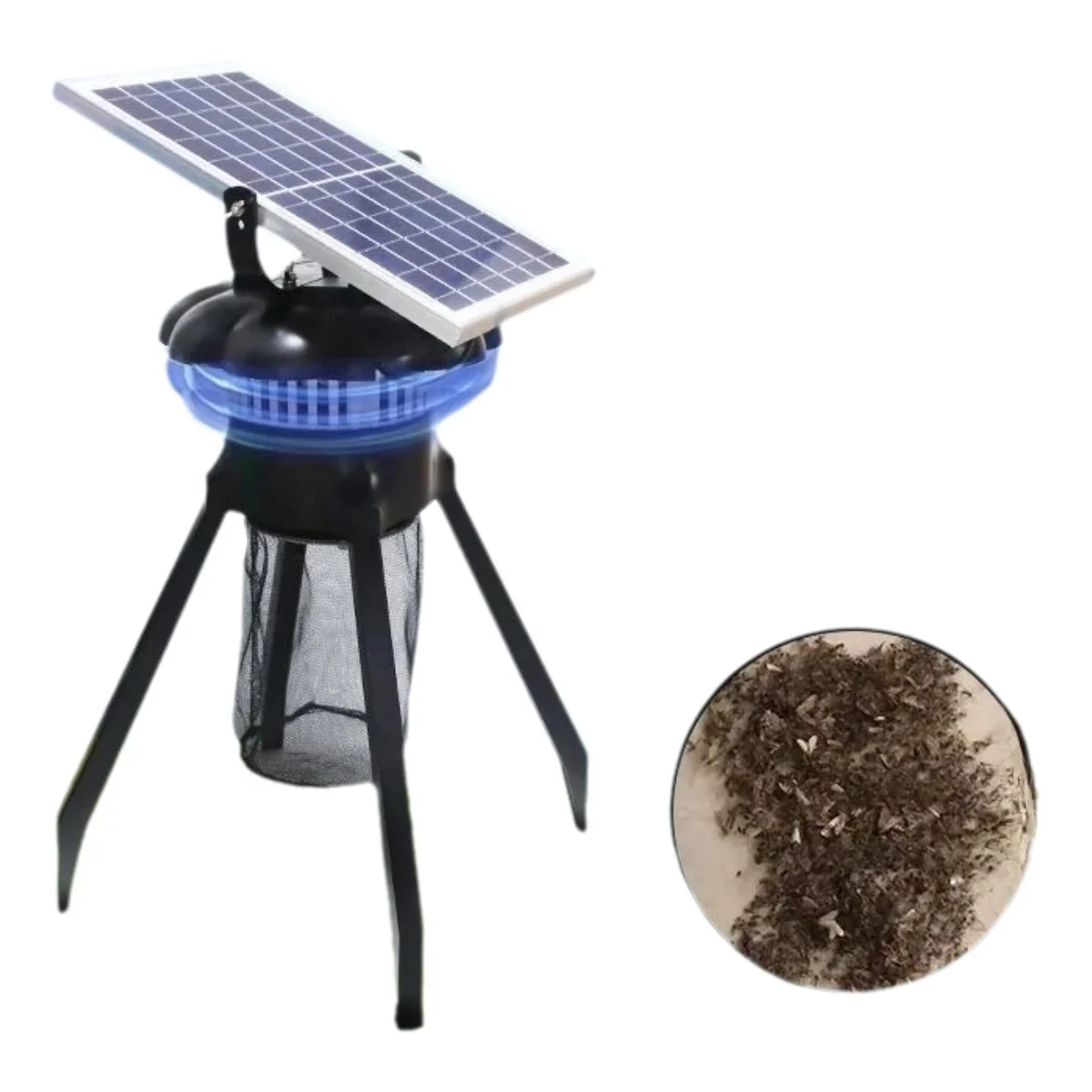Outdoor courtyard type farm solar inhaled lighting physical mosquito killer lamp waterproof sunscreen silent energy saving