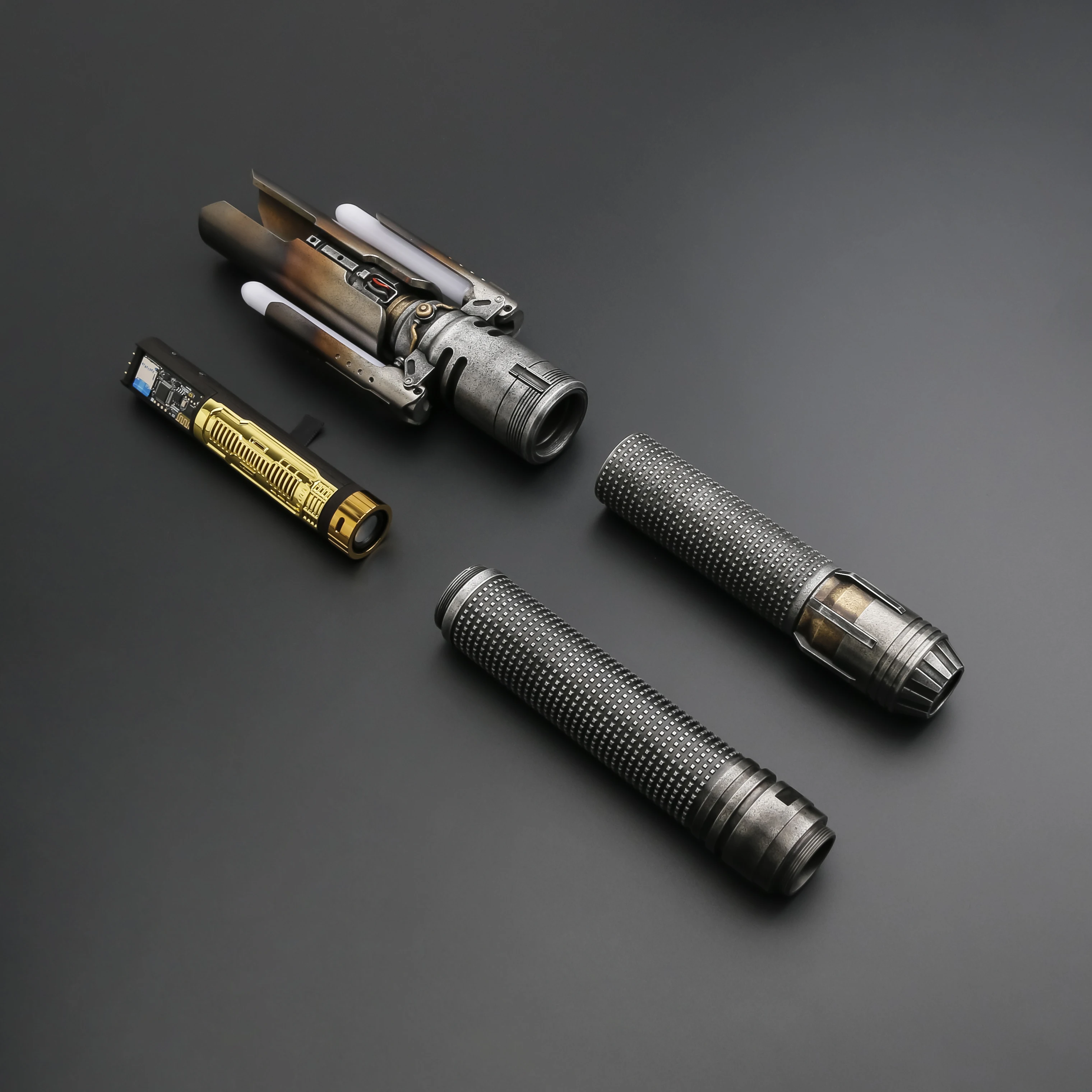 

TXQSABER Cal Kestis световой меч лазерный PROFFIE боевой меч косплей тяжелый дуэльный бластер металлический косплей подарок светящаяся детская игрушка