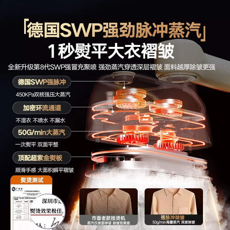 의류 용 여행용 스티머 휴대용 미니 다림질 기계 휴대용 미니 스티머 가정용 의류 스티머 EU UK 플러그