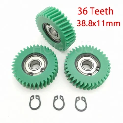 36T 38.8x11mm Planetary Gear Oblique Teeth Gears With 7.94mm Bearings Electric Bike Helical Gear For Folding E-bike Parts