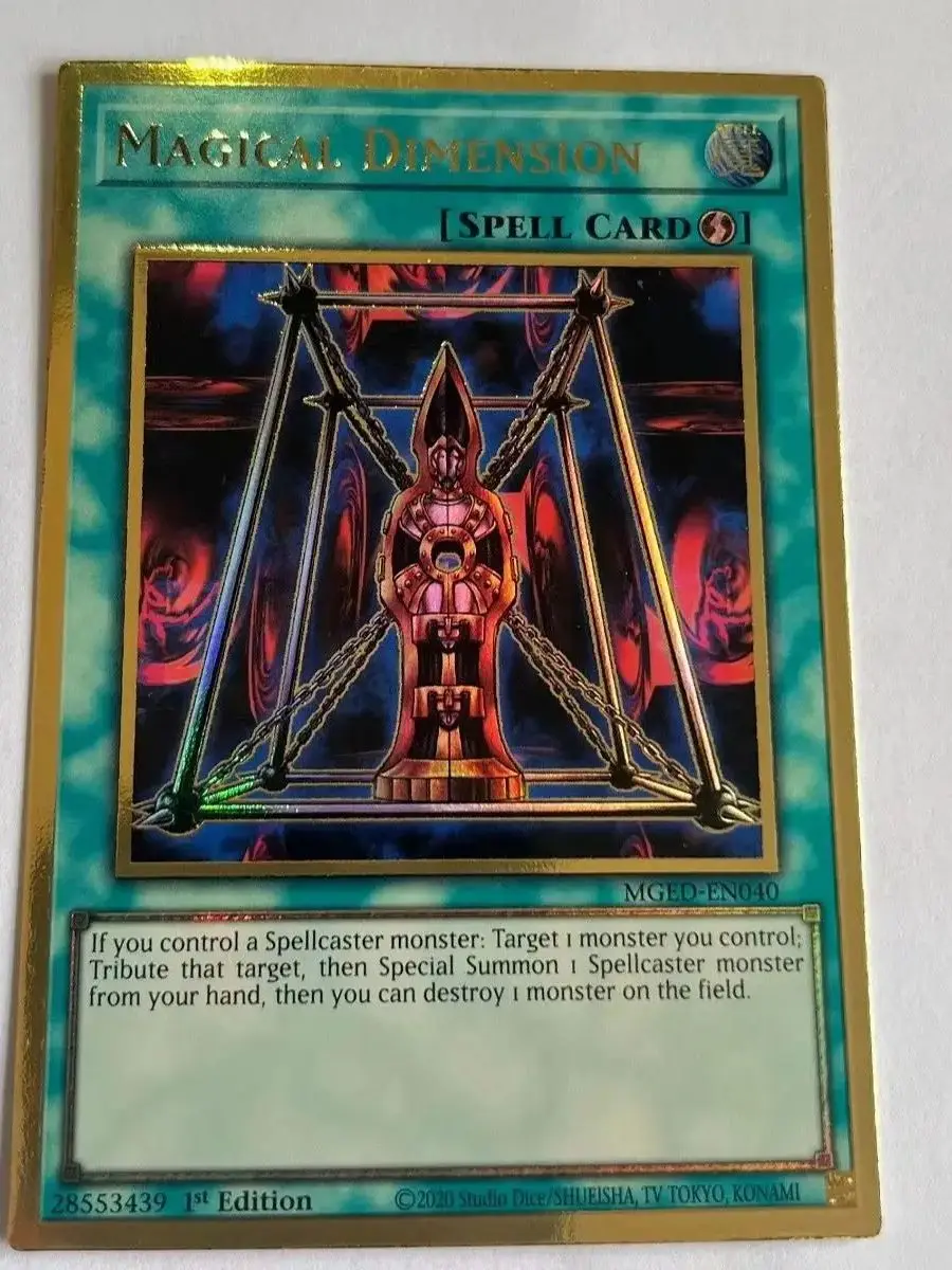 Yu-Gi-Oh TCG PGR Magical Dimension - Juguete Coleccionable para Niños (No Original)