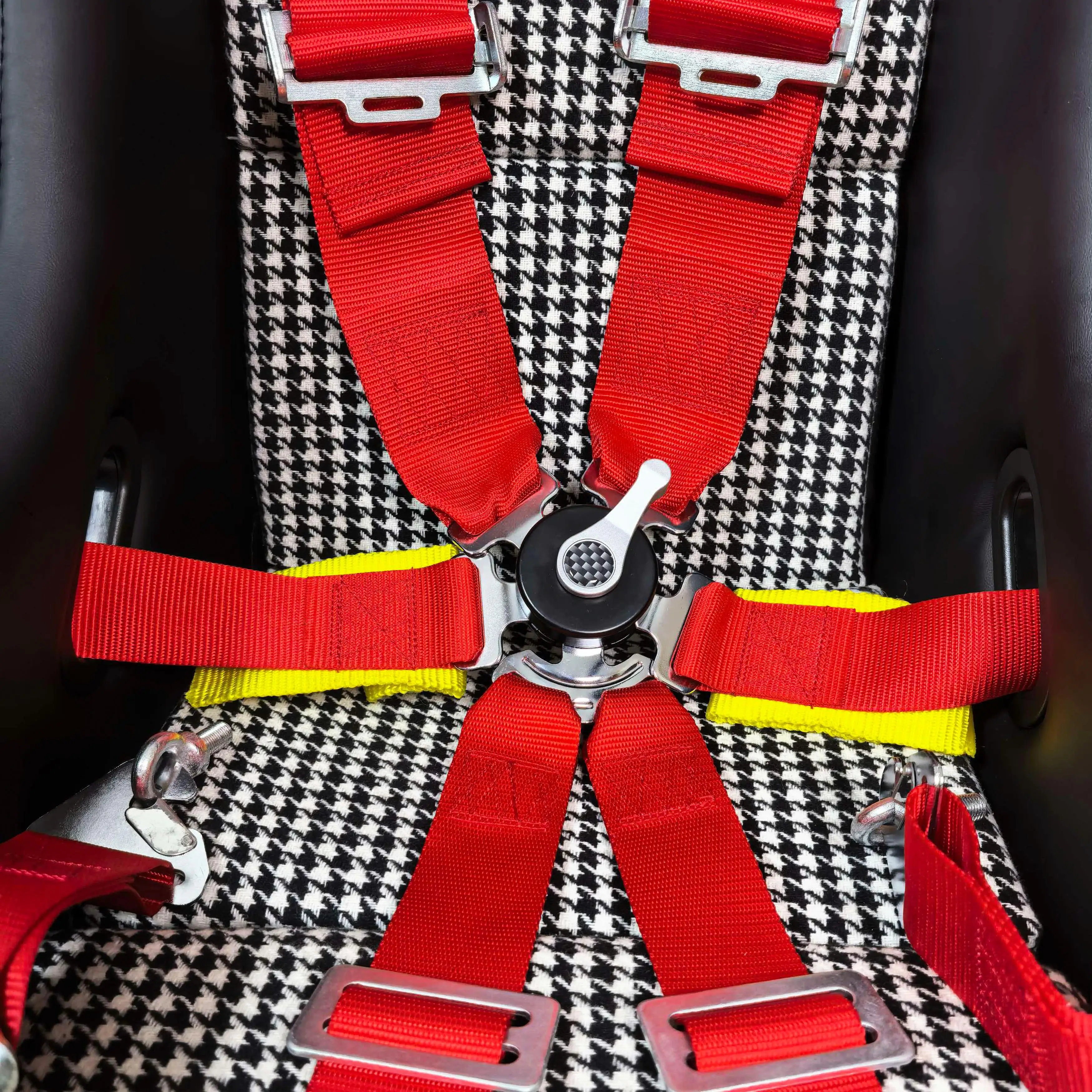 4/5/6 Point Racing Seat Belt Harness for JDM Car Builds, Adjustable Racing Restraint