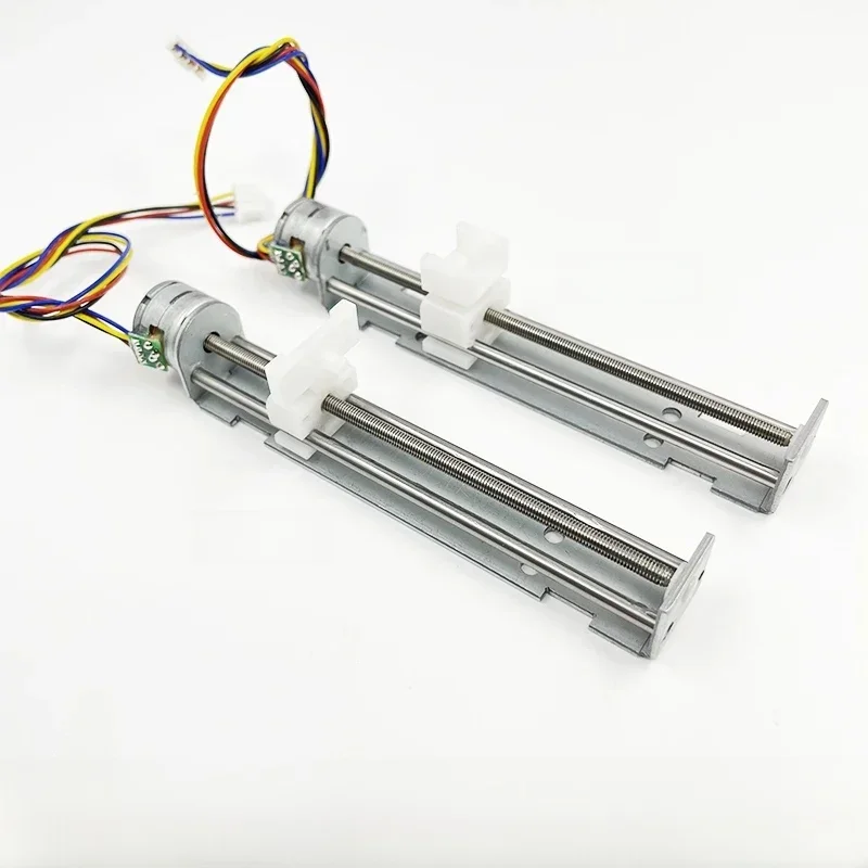 Moteur pas à pas de précision DC 5V, 1 pièce, actionneur linéaire à course de 80mm, 2 phases, 4 fils, 15.5 Ohms, imprimante Laser 3D à monter soi-même