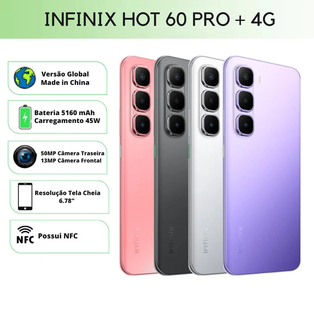 إنفينيكس هوت 60 برو + 4 جيجا تيلا كيرفا 256 جيجابايت/8 جيجابايت رام، معالج ميديا تيك هيليو جي 200، كاميرا 50 ميجابكسل، فيرساو جلوبال #1