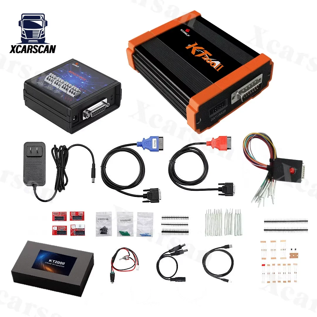 KT200 II ECU Programmer New Gen2 HTPROG Support ECU Maintenance Chip Tuning DTC OBD/BOOT/BDM/JTAG Offline Workstation