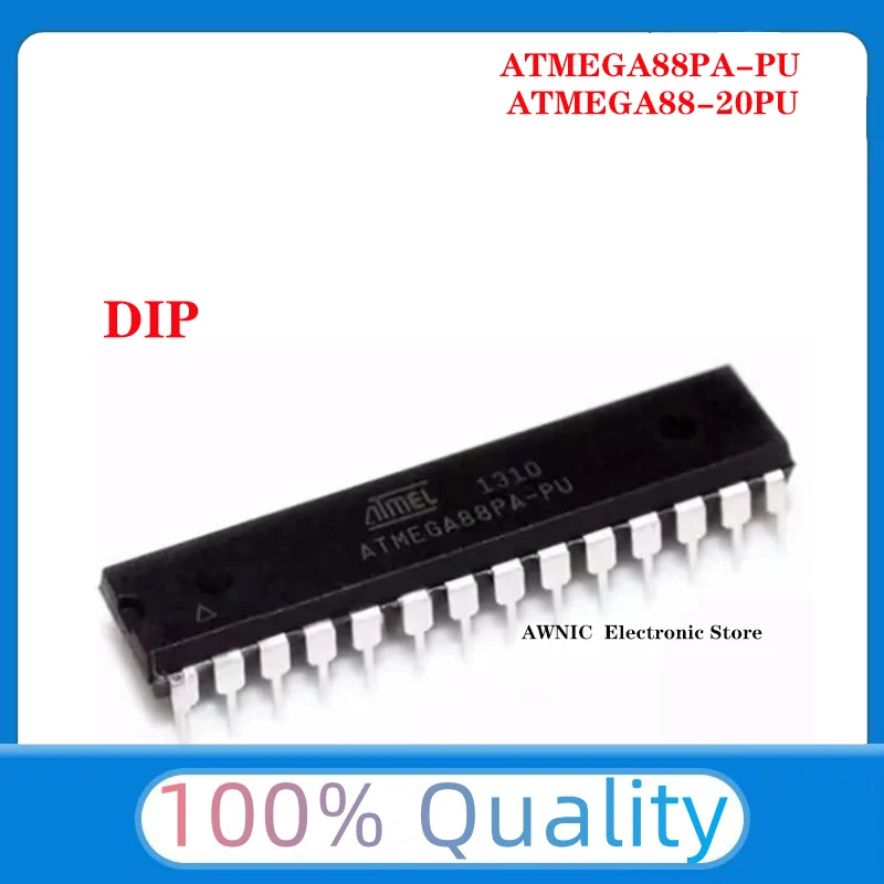 10pcs/lot ATMEGA88 ATMEGA88PA-PU ATMEGA88-20PU ATMEGA88V-10PI DIP-28 In Stock