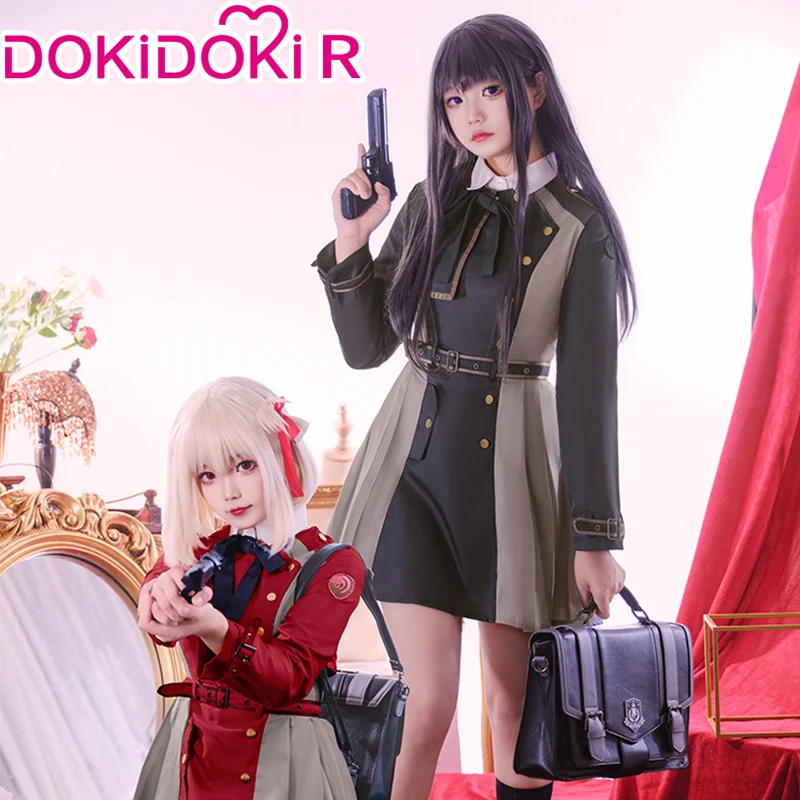 IN STOCK Inoue Takina/Nishikigi Chisato Cosplay Anime Lycoris Recoil Costume DokiDoki-R Lycoris Recoil Plus Size Christmas