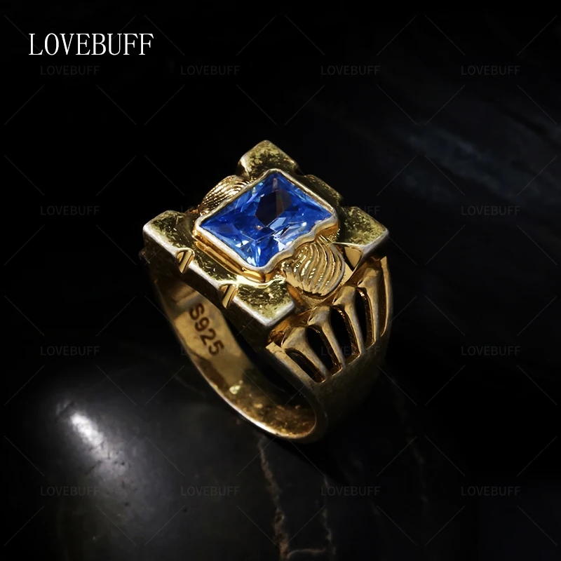 LOVEBUFF Love and Deepspace LAD Affinity 100 Ring Inspired 925 Silver Closed Band