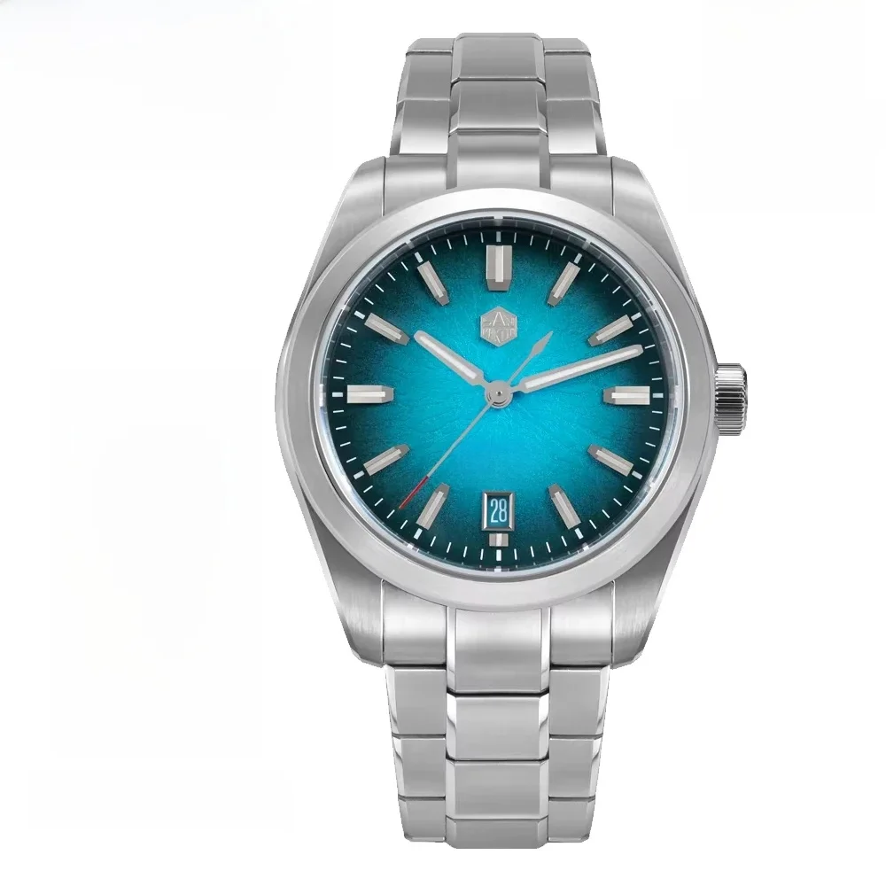 San Martin 39 mm SN0144 „JianZhan“ Gada-Uhr Miyota 9015 automatische mechanische Uhren Original-Design-Armbanduhr im chinesischen Stil