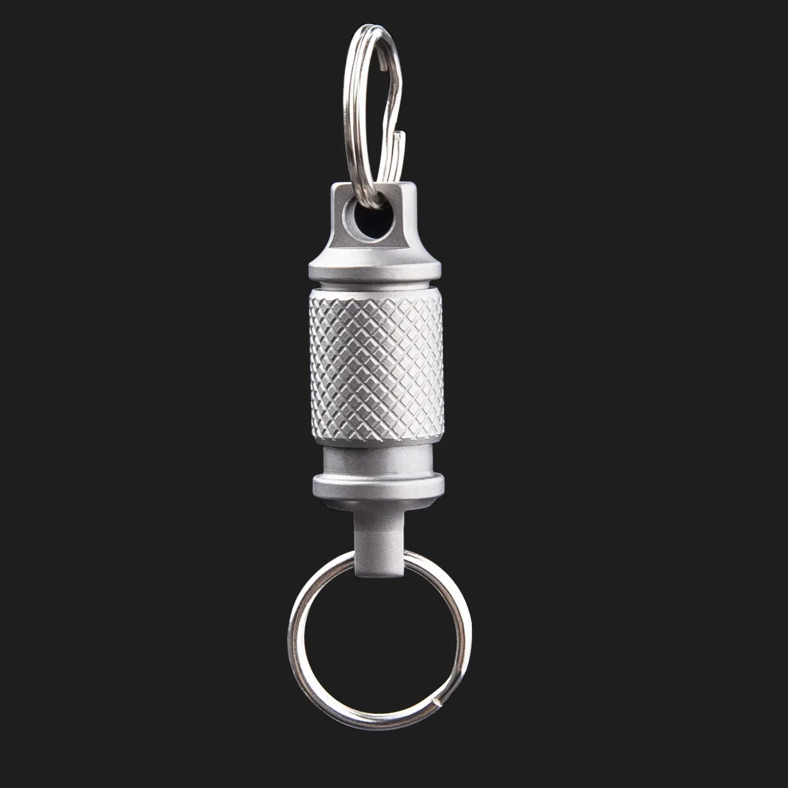 Super lekki TC4 Titanium Men Alloy brelok wysokiej jakości Quick Release Mini CAR Key Chain wygodny odpinany breloczek — zdjęcie 2