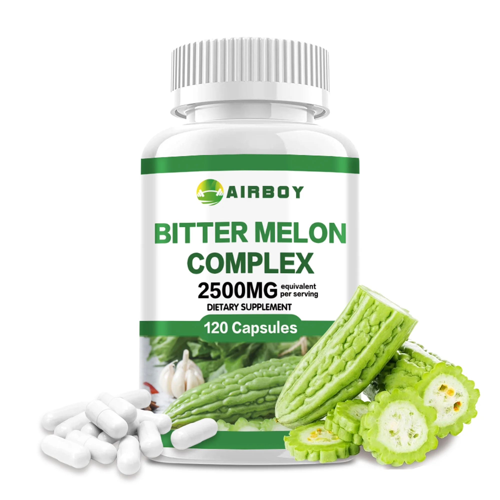 Bitter Melon Complex - for Heart, Blood Sugar and Cholesterol Health, Promotes Metabolic and Digestive Health - 120 Capsules