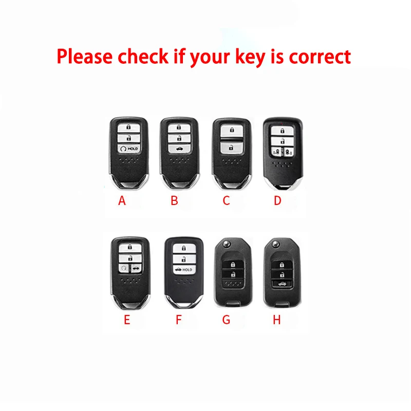 Zinc alloy key case suitable for Dongfeng Honda CRV key case 11, 11th generation Civic, 10th generation Accord Luxury Edition