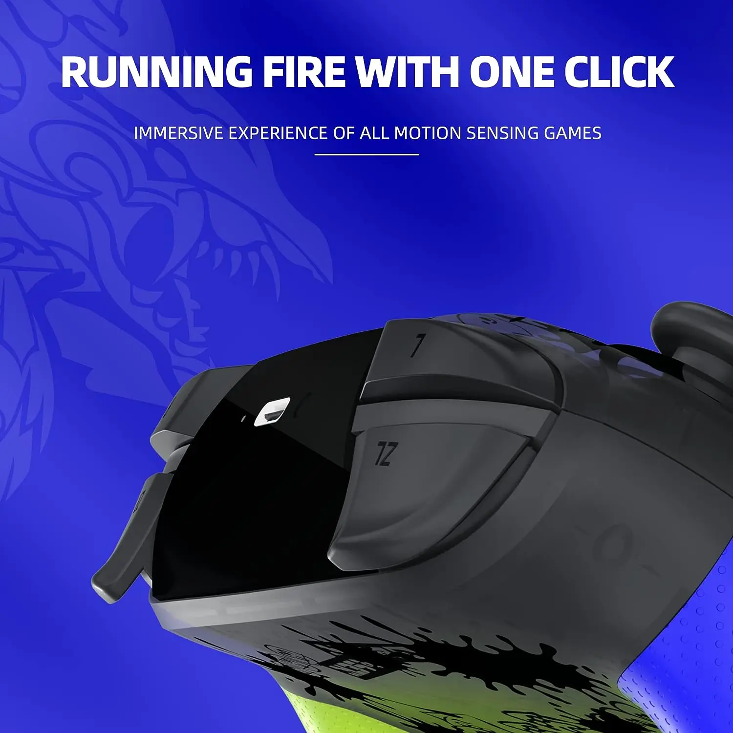 وحدة تحكم لاسلكية احترافية لجهاز نينتندو سويتش سويتش لايت سويتش OLED مع عصا التحكم المزدوجة الاهتزاز المتوافقة مع جهاز التحكم عن بعد #5