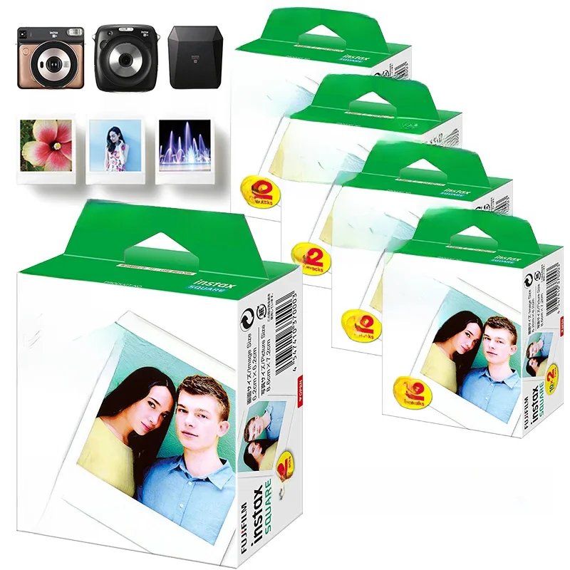 Papier fotograficzny Fujifilm Instax Square z białą ramką, 10-100 arkuszy, do aparatów SQ40, SQ1, SQ6, SQ20, SQ10, Square Link, SP-3 — zdjęcie produktu 6