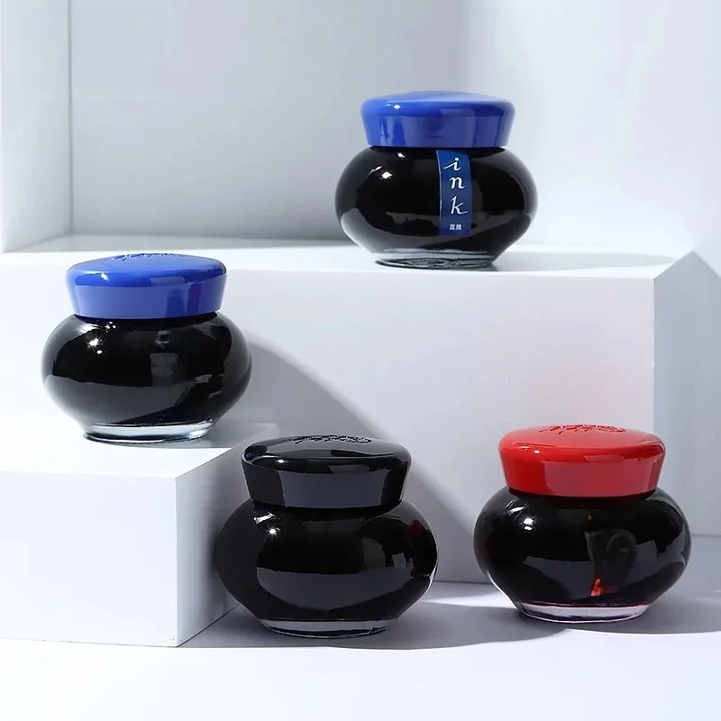 JINHAO 100/50ml stylo plume sans carbone cartouche d'encre recharge verre stylo plume en bouteille encre fournitures de bureau scolaire papeterie