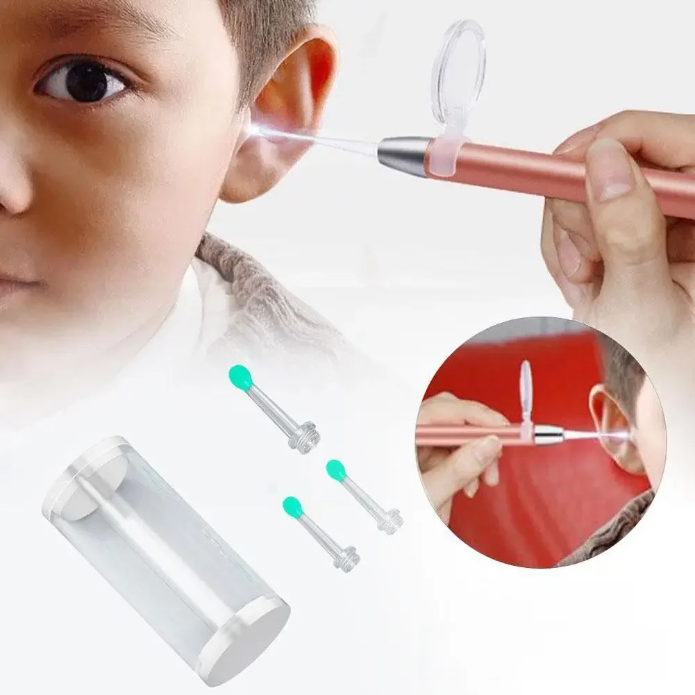 Cuillères de rechange pour cérumen pour hommes, 1 paire, nettoyant, élimination, recharge de cérumen