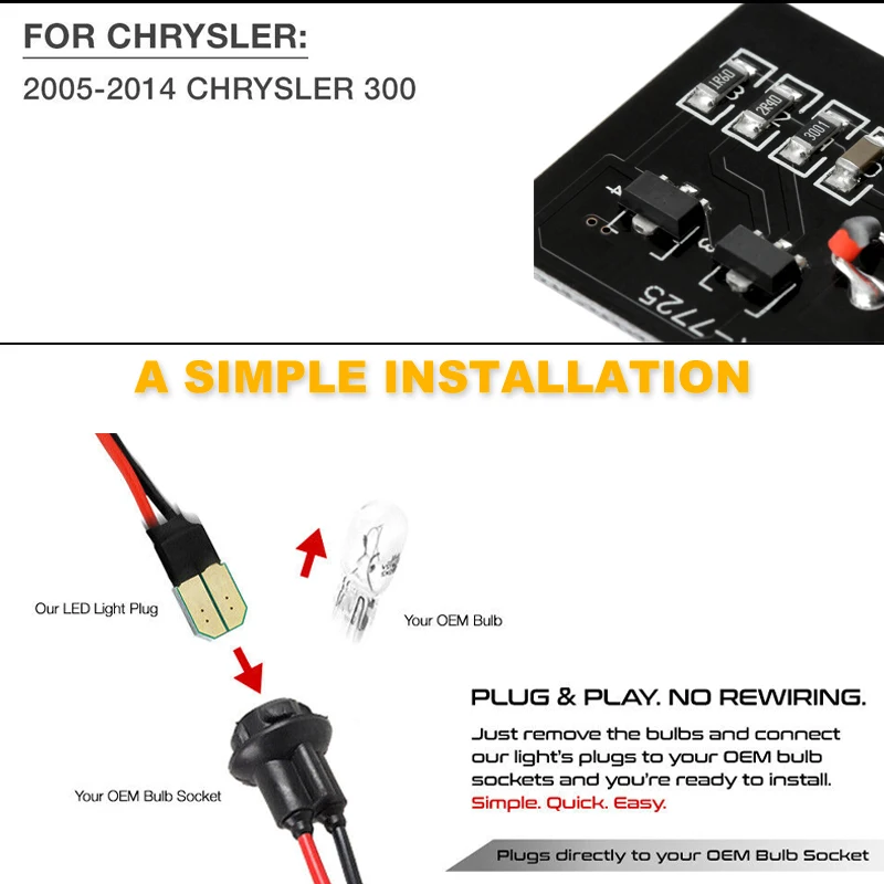 2 قطعة LED الجانب ماركر ضوء العنبر المصد الأمامي بدوره مصباح إشارة لكرايسلر 300 300C 05-10 LED أضواء القيادة/أضواء وقوف السيارات