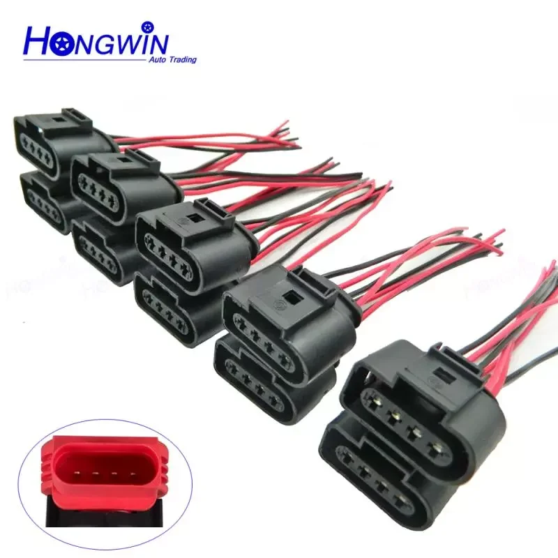4x connecteur de bobine d'allumage fiche de fil de faisceau for Audi A3 A4 A5