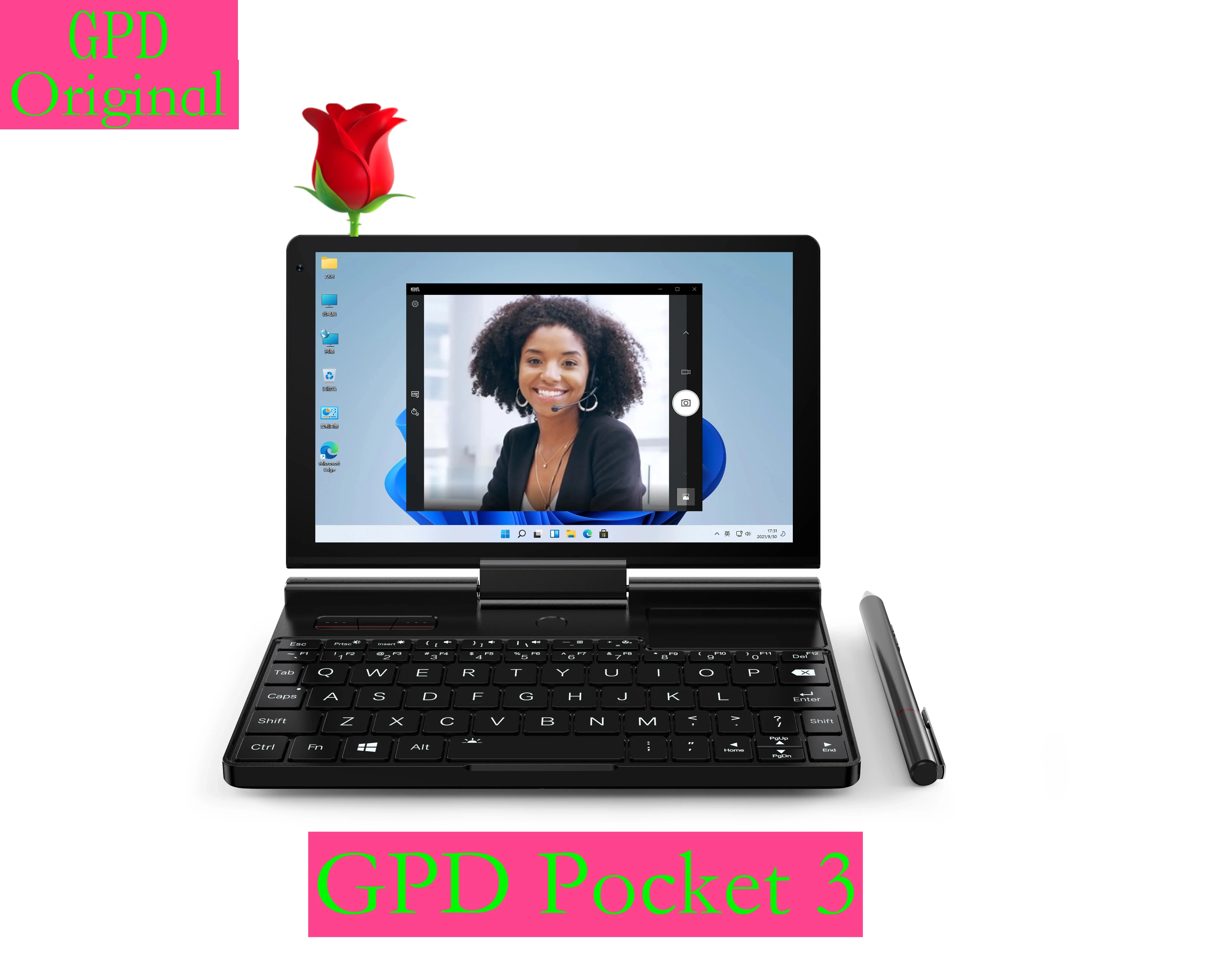 

24-часовая доставка GPD Pocket 3 Windows Портативный портативный 16 ГБ ОЗУ 1 ТБ SSD Мини игровой ноутбук Core i7 Сенсорный экран ПК Компьютер Ноутбук