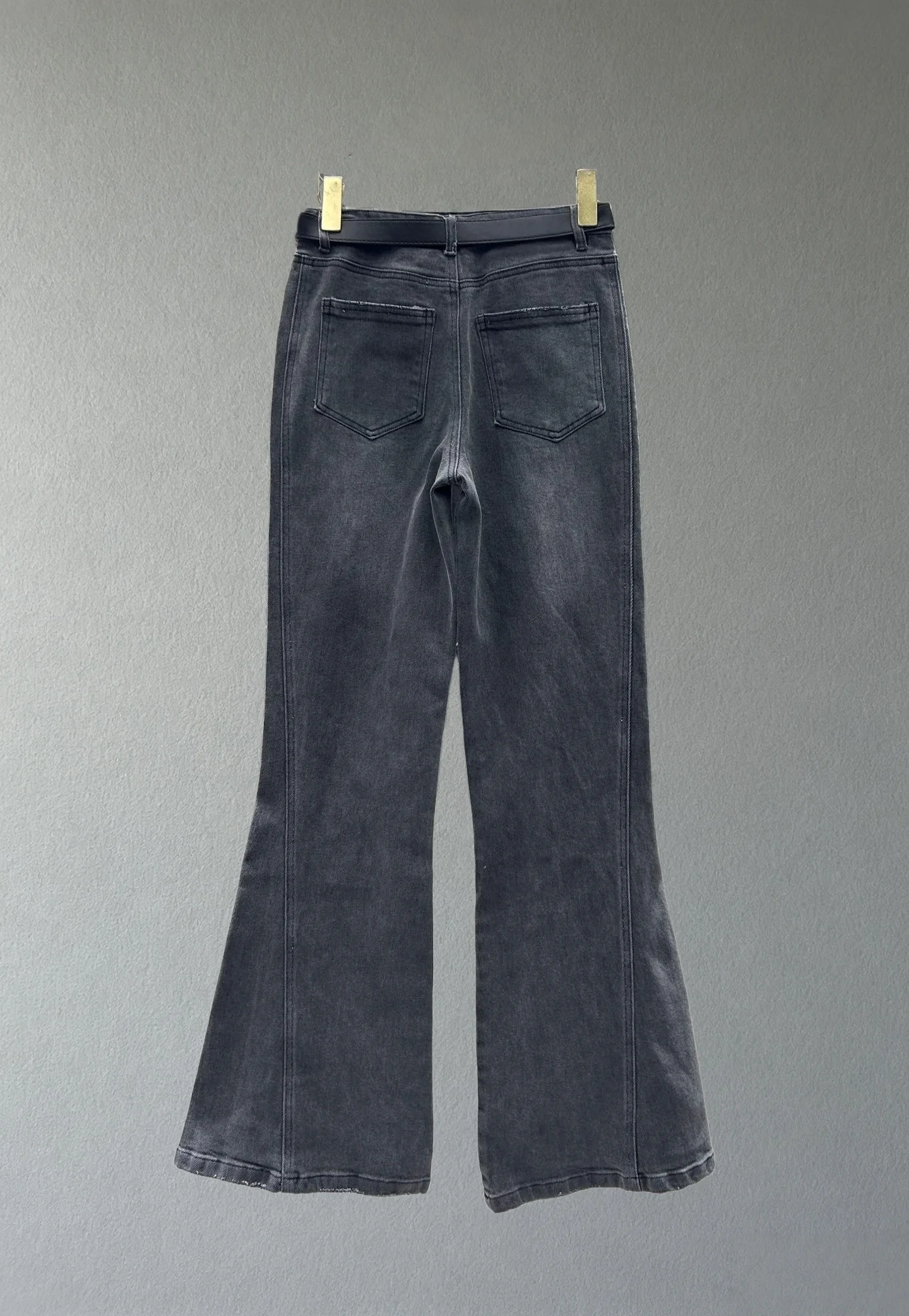 

Осень/зима 2022, новые женские модные джинсы, расклешенные брюки с поясом