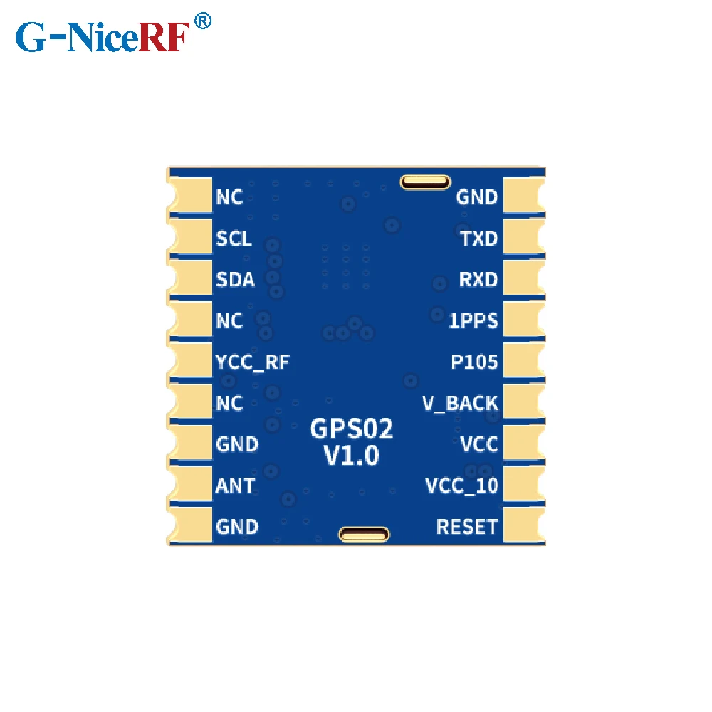 1piece GPS02-UBX Quad-mode satellite UBLOX GPS module GPS02-UBX adopts UBLOX\'s latest IC M10 series