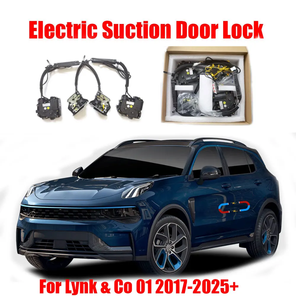 

For Lynk & Co Link Co 01 2017-2025+ Car Electric Suction Door Power-assisted Closing Door Soft-close Function
