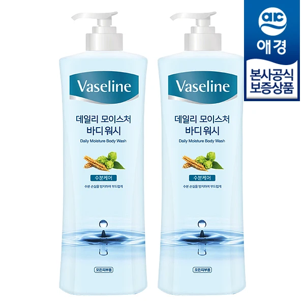 [애경]바세린 바디워시 데일리 모이스처 800ml x2개