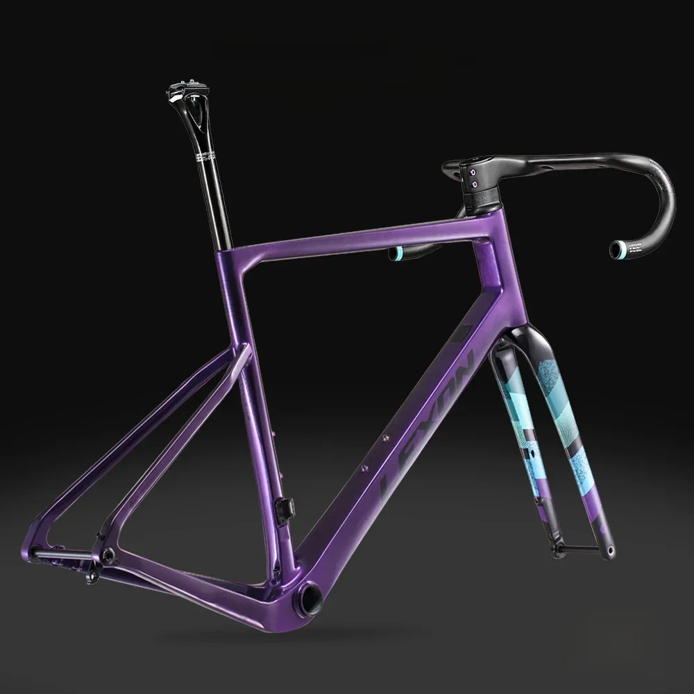 AliExpress Lexon New Carbon Gravel Frame Disk Brake Framework Carbon Gravel off-Road Bicycle Frame Disc Brake Cyclecross DISC ROAD Cycling