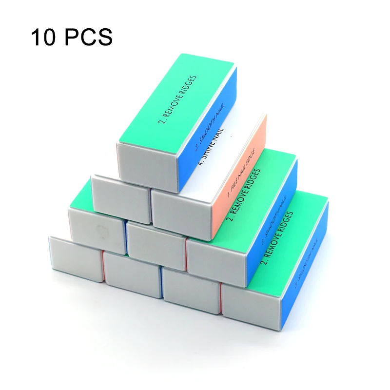Nail art Puffer Grinder Polieren Block Weiß Nagel Datei Für Pediküre Tipps Maniküre Pflege Schwamm Puffer Gel Polnisch Zubehör Werkzeuge