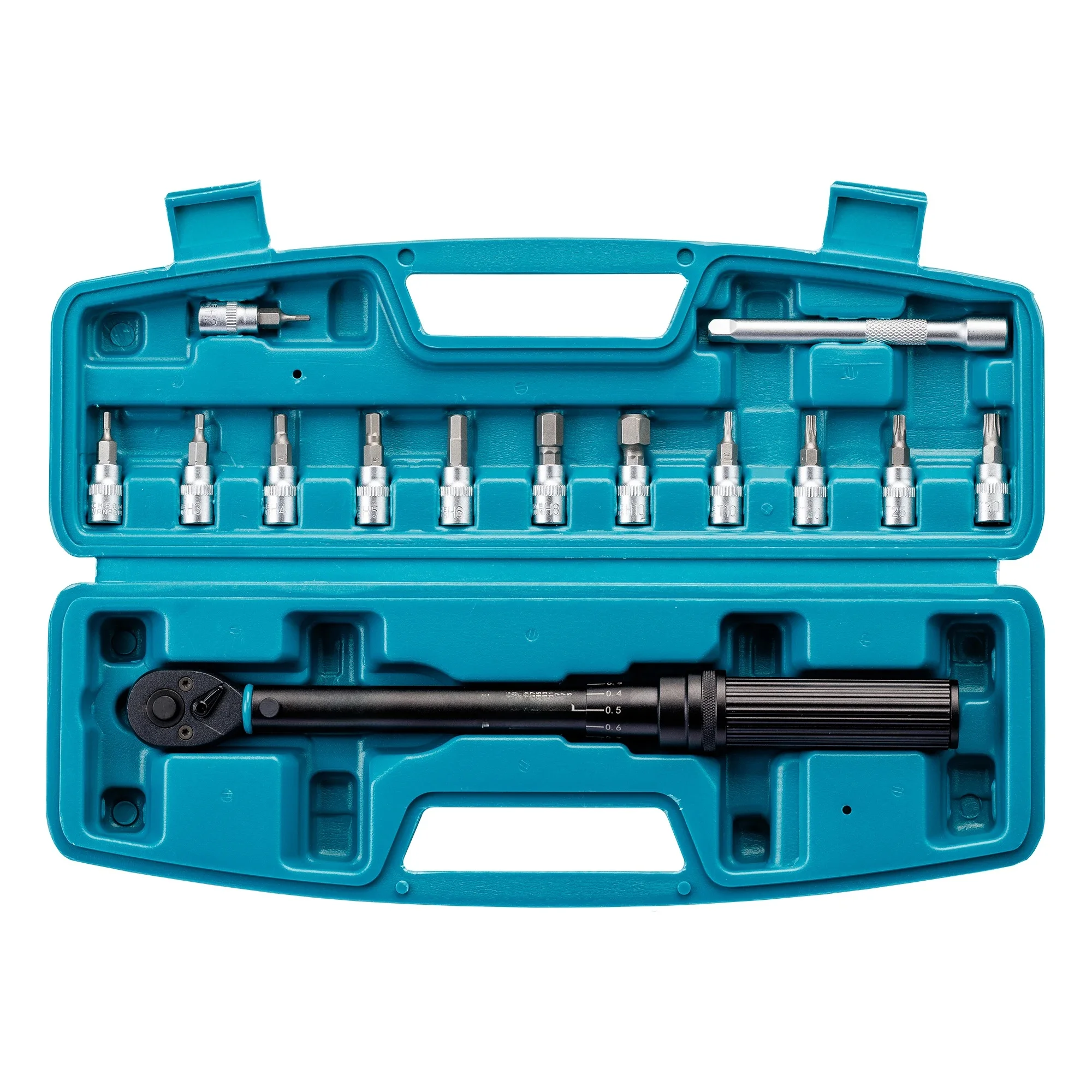 AliExpress LIBRATON Libraton Bike Torque Wrench 1/4'', 5-25Nm, 0.1Nm Micro, Drive Click Torque Wrench Set, Hex, Torx/Star Bit Sockets, Extension Bar