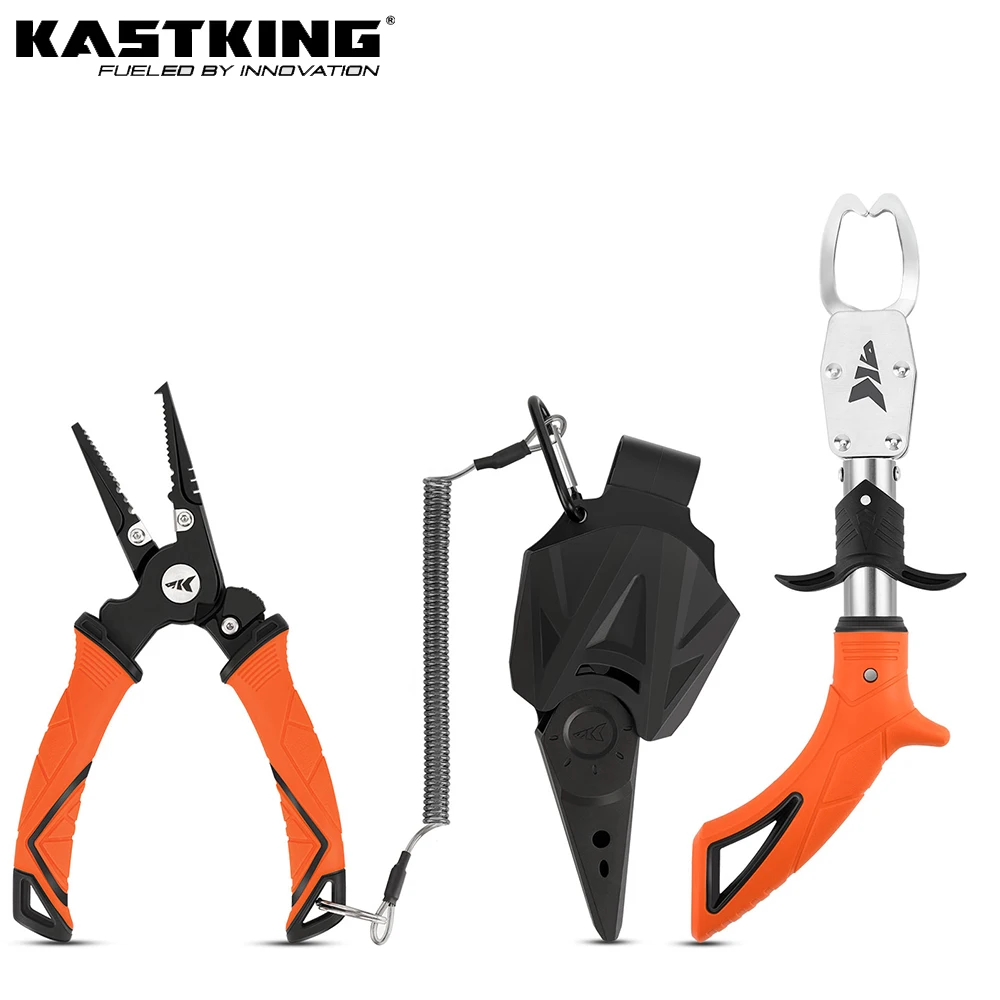 KastKing Paradox Fishing Pliers Angled Fish Lip Gripper Saltwater Resistant 420 Stainless Steel Fishing Pliers Hook Remover