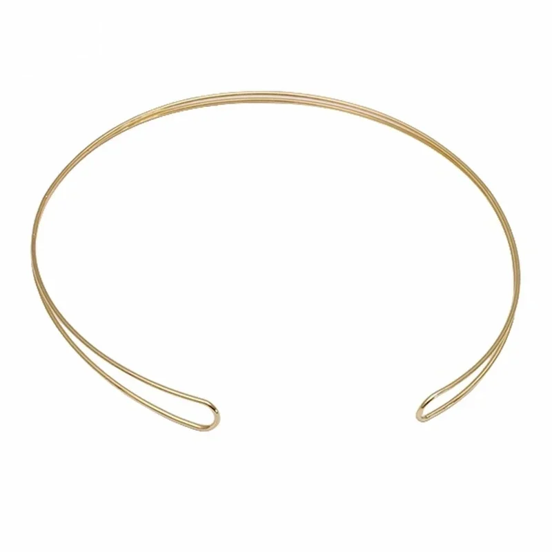 BoYuTe (10 części/partia) 380*1,5 MM metalowe żelazne podwójne linie akcesoria Handmade Diy włosy korona materiały do wyrobu biżuterii — zdjęcie 2