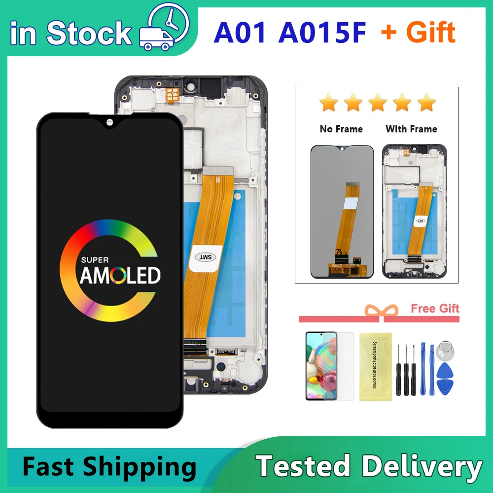 

5.7" For Samsung A01 A015F LCD Display Touch Screen Replacement Digitizer A015 A015G A015DS for samsung A01