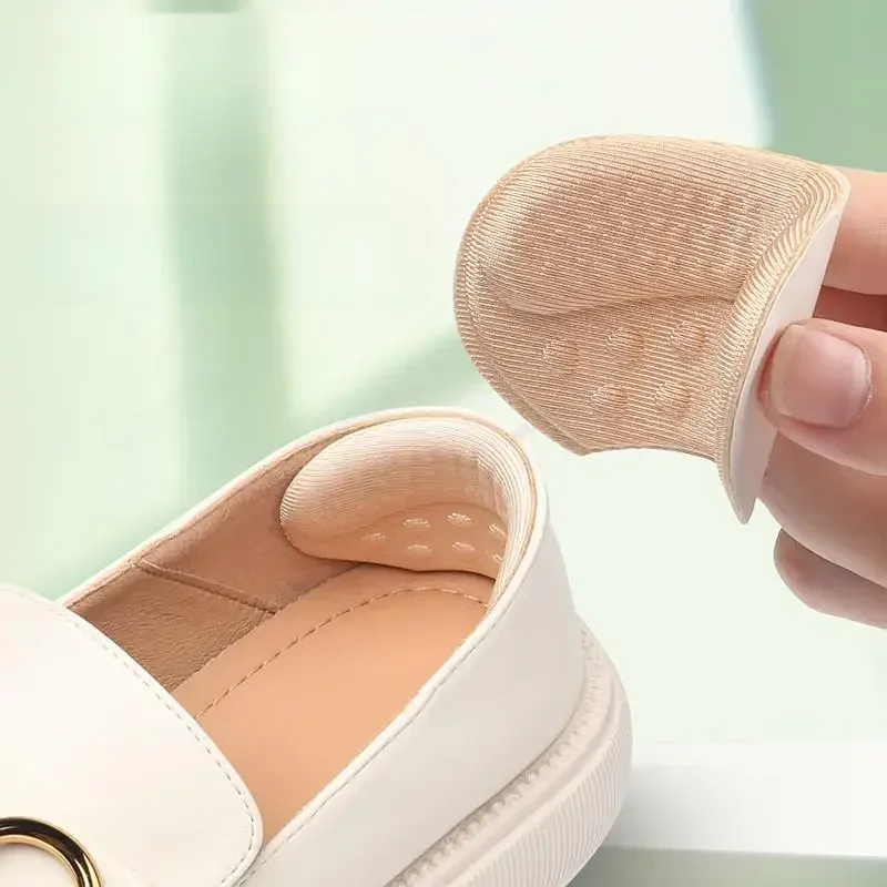 Protecteurs de talons pour baskets, coussinets de chaussures, mocassins autocollants, Inserts de chaussures de taille réglable, semelles intérieures, soulage la douleur au pied, coussin de talons