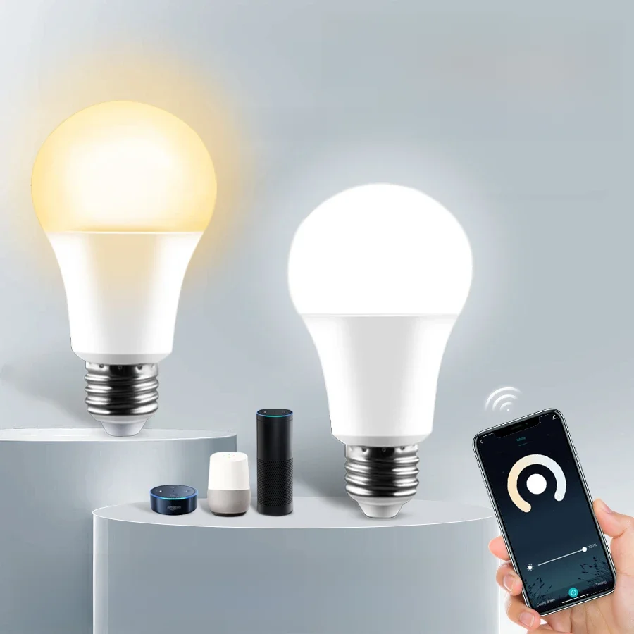 12W 15W 20W WiFi Smart LED Light Bulbs 220V 110V E27 LED Smart Alexa Lamp Cozylife APP Lampada Support Google Home Vioce Control — zdjęcie 2