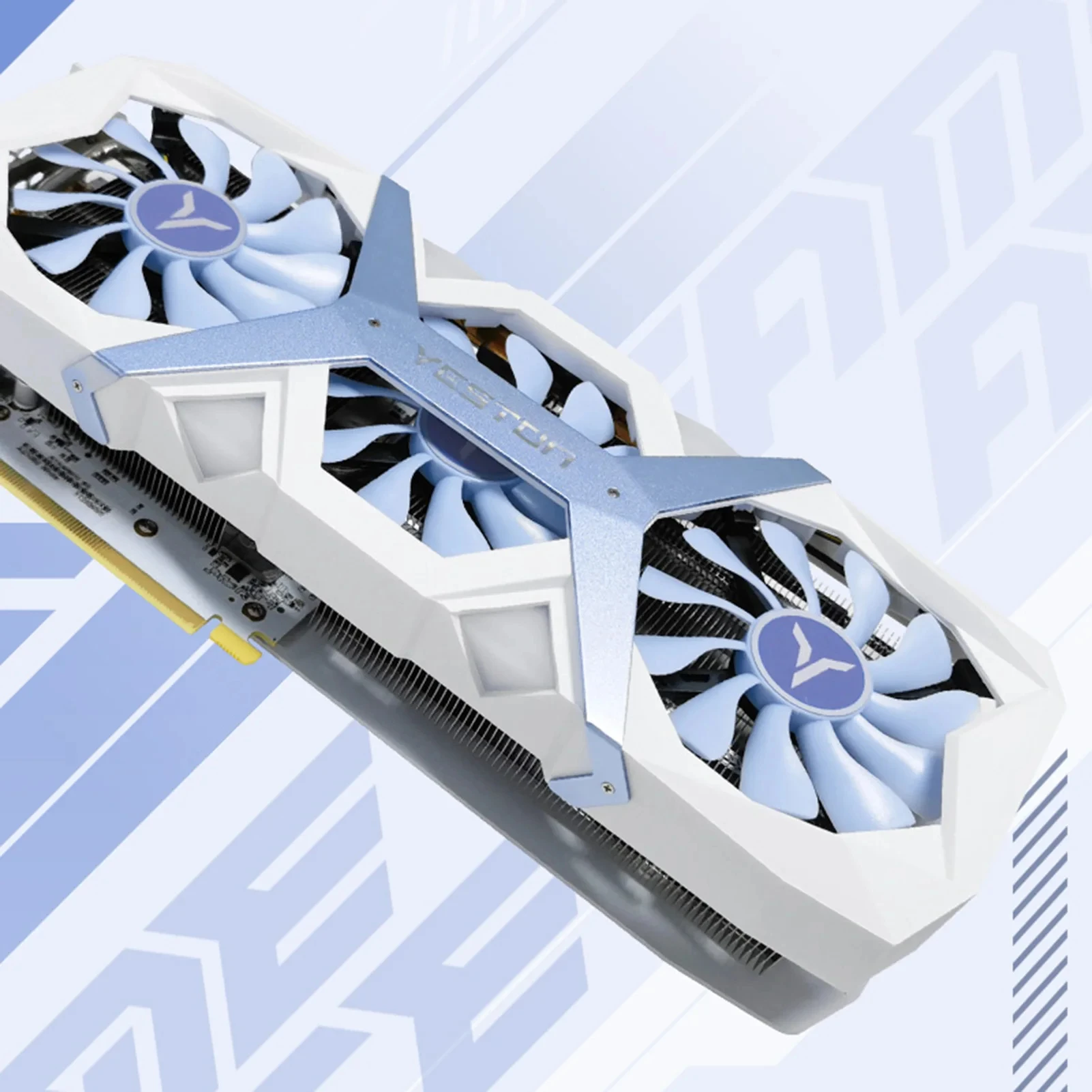 Tarjeta gráfica de PC Yeston RTX 4060 Ti 8G GDDR6 usada, potente sistema de refrigeración, Control de ventilador inteligente, frecuencia de núcleo múltiple