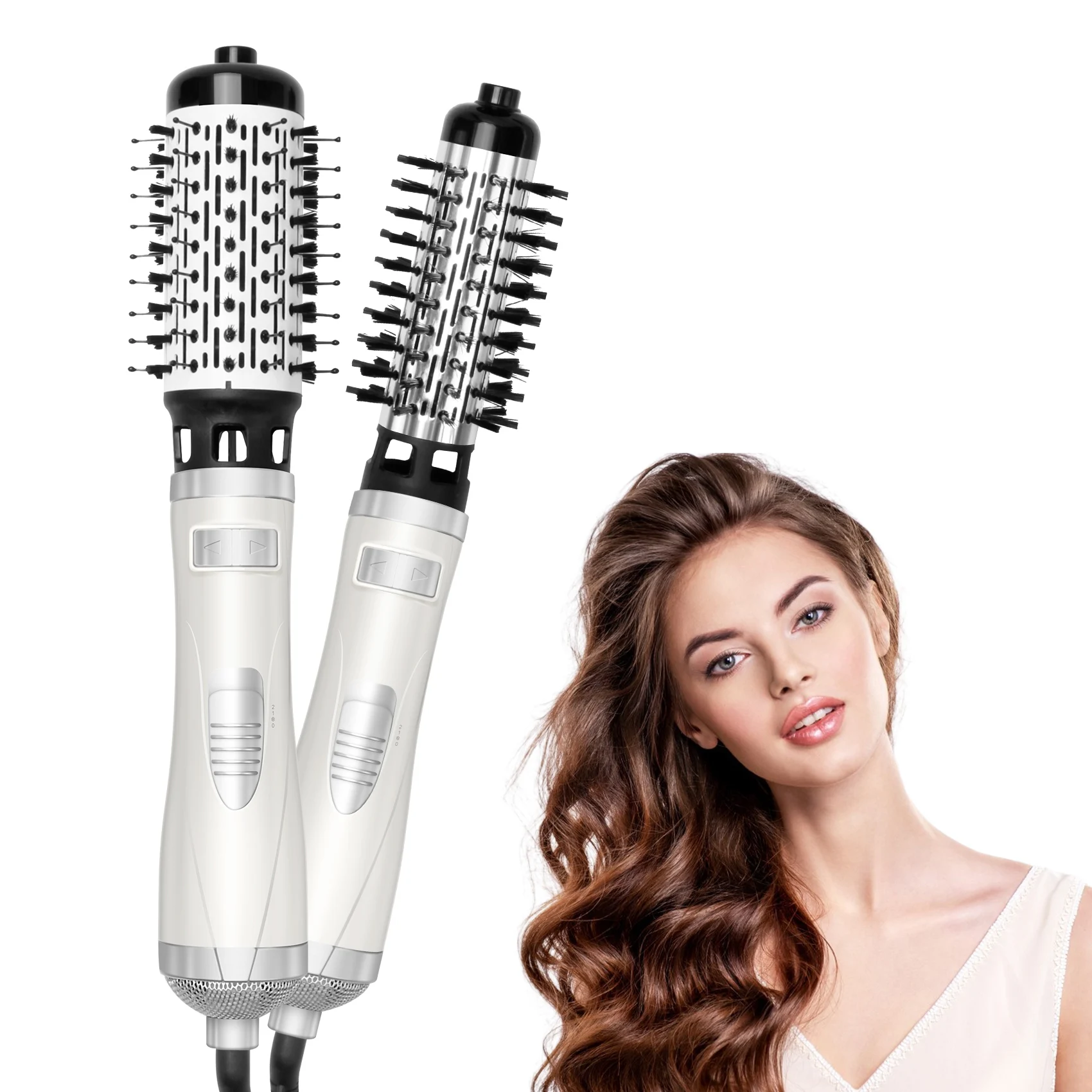 3 In 1 Hot Air Comb Styling Comb for Straight Curly Heating Comb Hair Straightening Brush Electric Hot Air Brush Women