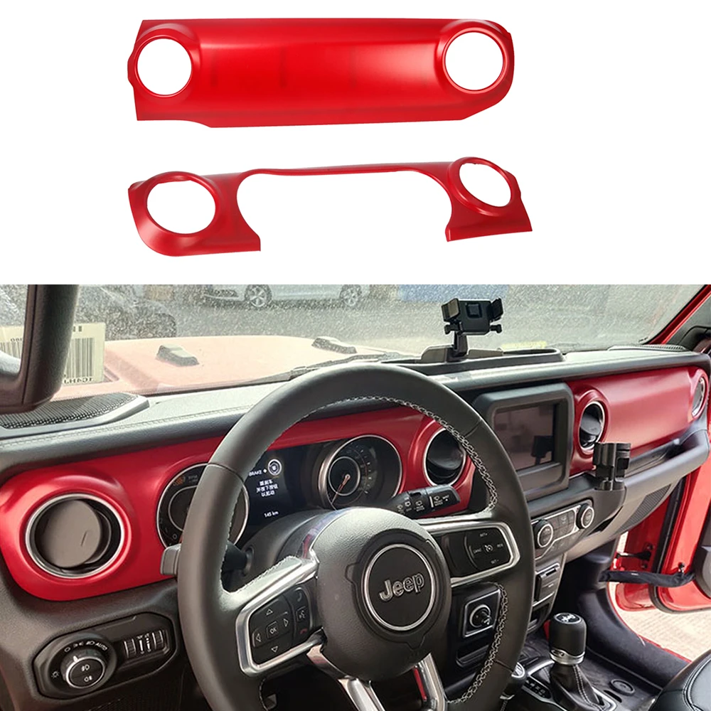 

SXMA JL1107 Modified Center Console Trim Accessories Decoration abs for Jeep JL for Wrangler 2018+
