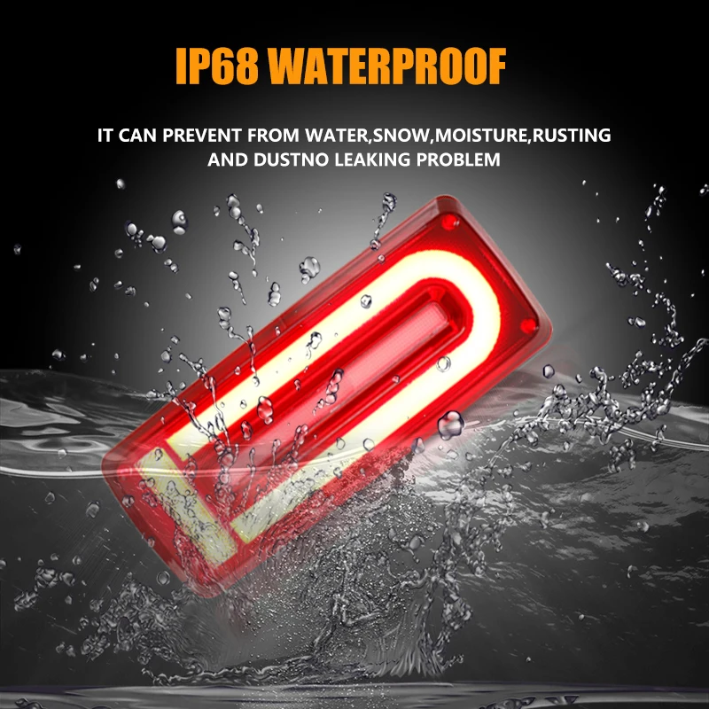 أضواء خلفية LED لمرسيدس بنز W463 G الفئة G500 G550 G55 G63 AMG 1990-2018 القيادة الفرامل عكس الديناميكي بدوره مصباح إشارة