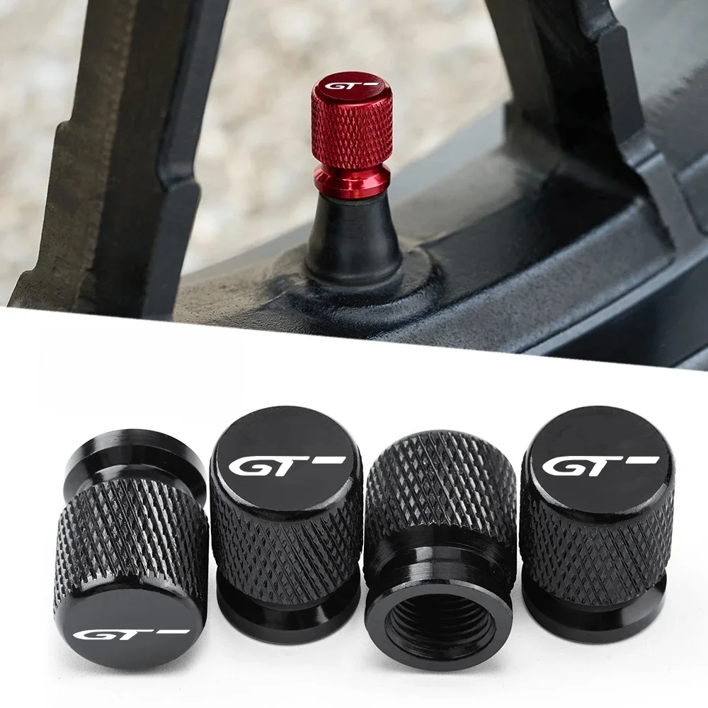 Bouchons de Valve de pneu de roue de voiture, 4 pièces, couvercles de tige de pneu, étanche à la poussière d'air pour Peugeot GT GTLine RCZ 308 508 3008 5008, accessoires