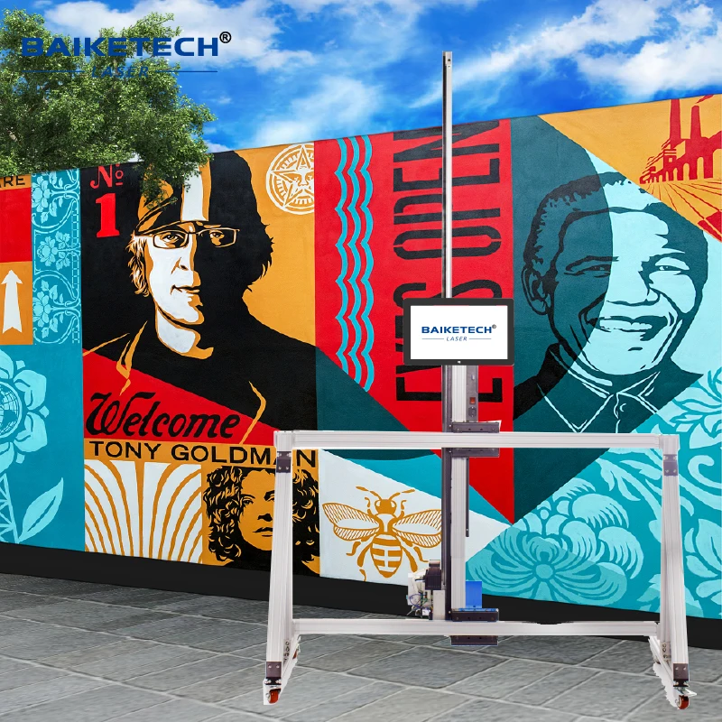 Настенный и напольный 3D-принтер, 2 в 1