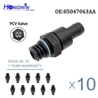 Válvula PCV de 10 piezas, 05047063AA para Jeep Patriot Dodge Dart, Chrysler 2.7L, 3.5L, 4.0L, 5047063AA, 04792962AA, 05047002AA, 2010-2020