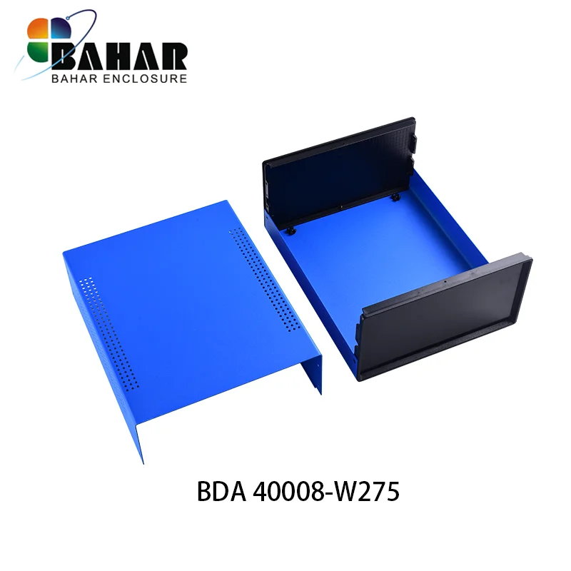 Bahar Enclosure Iron Case Wire Connection Box Metal Instrument Case Project Housing For Electronics Battery Box BDA40008-W275