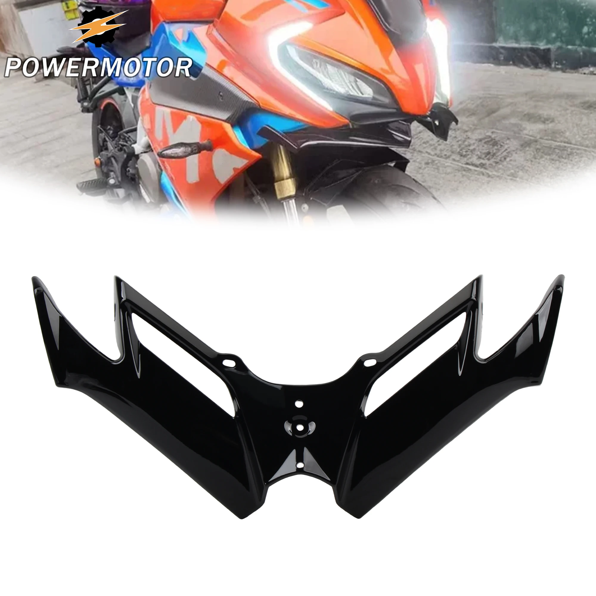 

for Yamaha Nmax125 Nmax155 Winglet Aerodynamic Wing Kit Spoiler For Kawasaki Ninja 300 CFMoto Supermoto Spoiler Fairing Modified