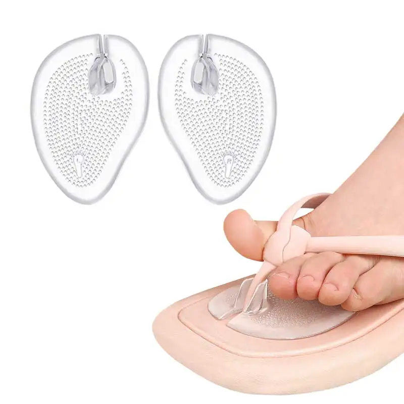 

GEL Thong Sandal Guards with Ball-of-Foot Cushion Forefoot Metatarsal Pads to Reduce Friction Prevent Blisters and Irritation