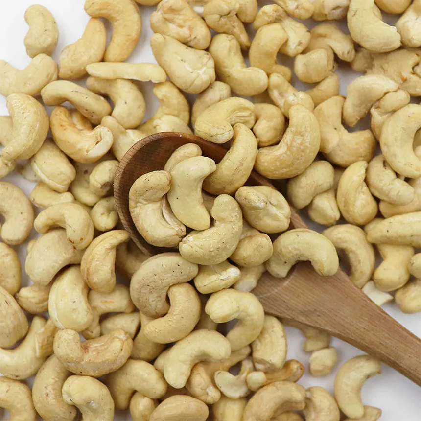 ○   قشرة الكاجو المحمصة 100 جرام - 1 كجم وجبات خفيفة من المكسرات سعة كبيرة خبز الكاجو المقلي لنسيم إبريق الشاي