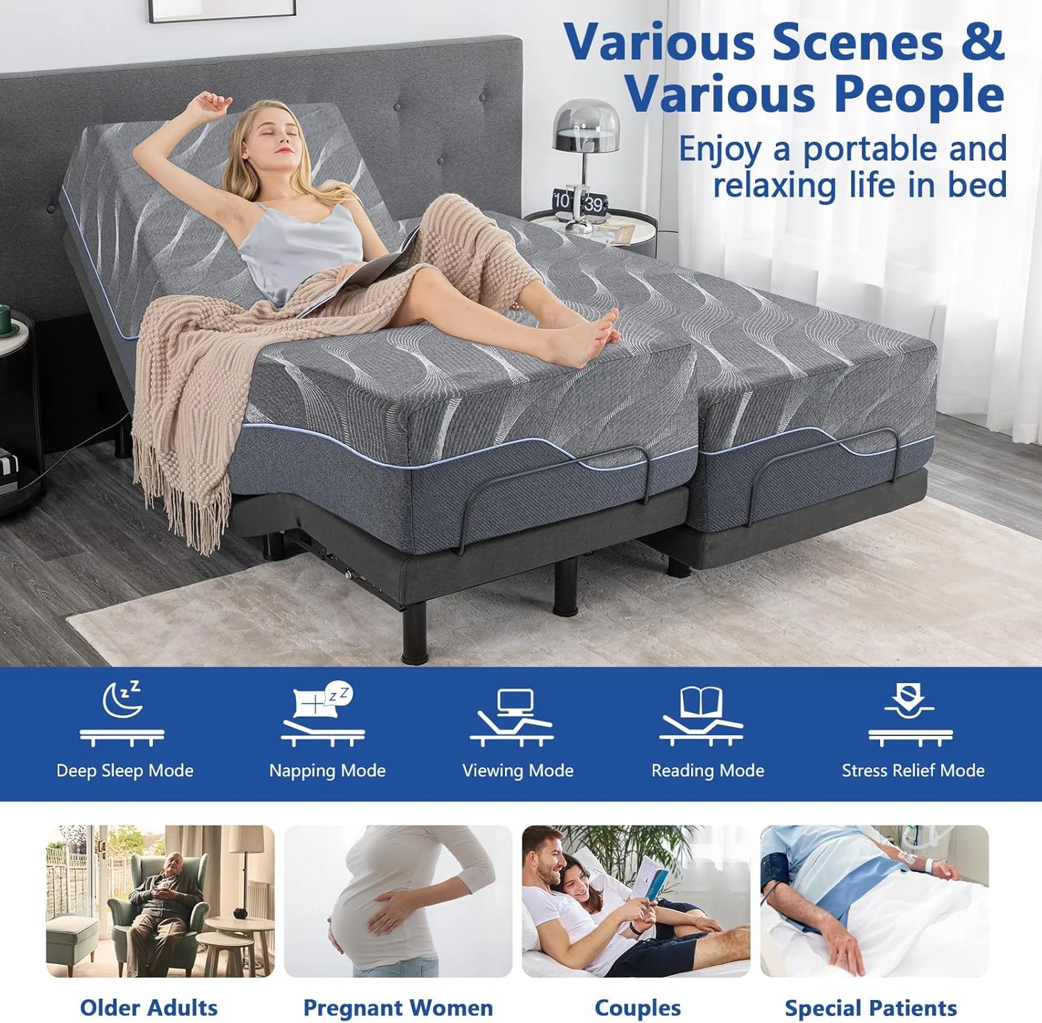 Base de Cama Ajustável Twin XL - Smart Home Xl avaliação e preço