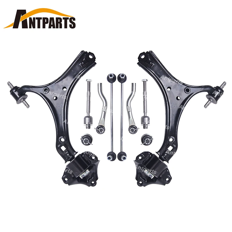 10Pcs Front Suspension Control Arm Assembly Kit For HONDA Accord Hybrid 2013-2017 Acura TLX 51350T2AA03 51360T2AA03