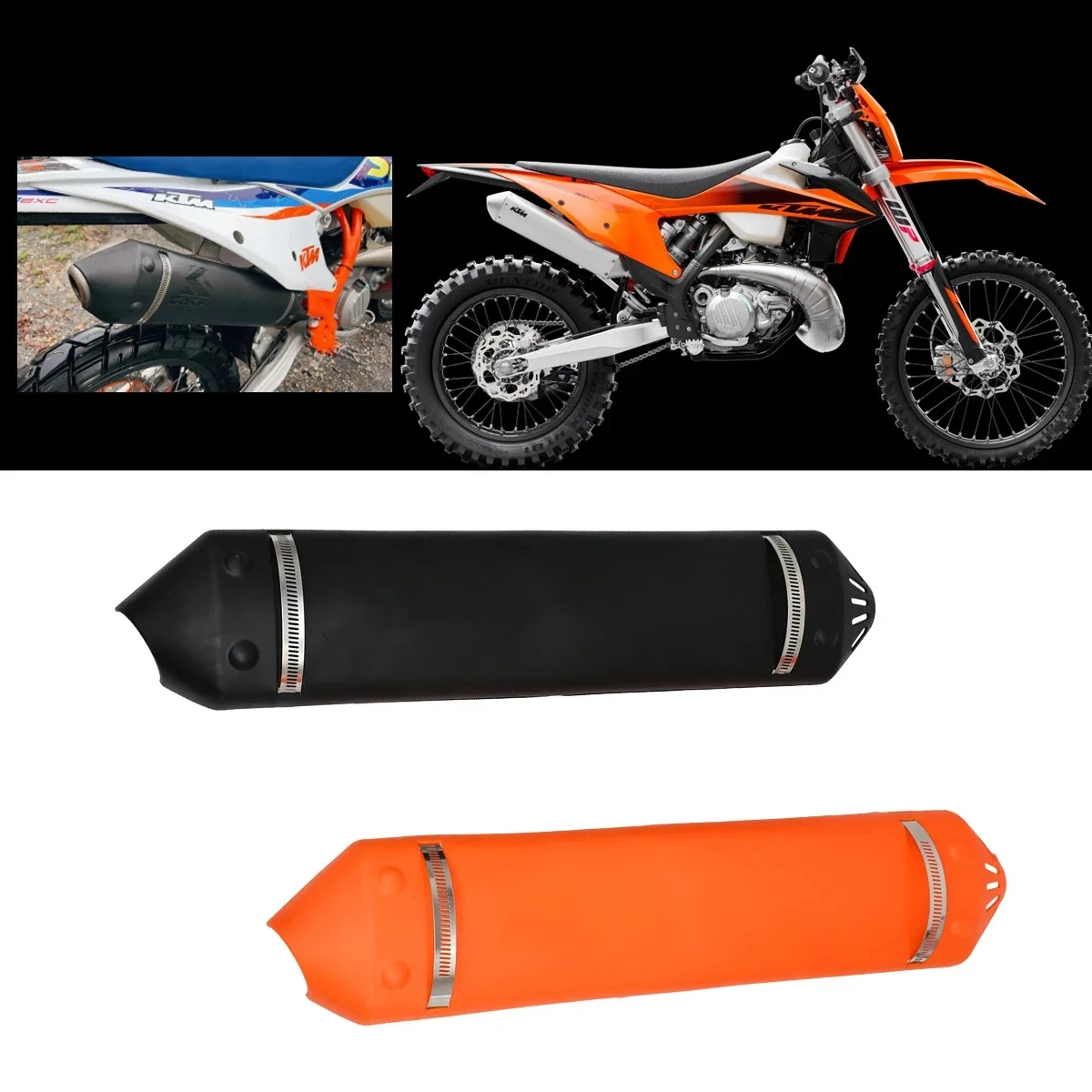 Bouclier thermique pour moto, couvercle de protection d'échappement pour KTM XC XCW EXC TE 250 300 TPI 2020 2021 2022 2023 2024 Dirt Bike