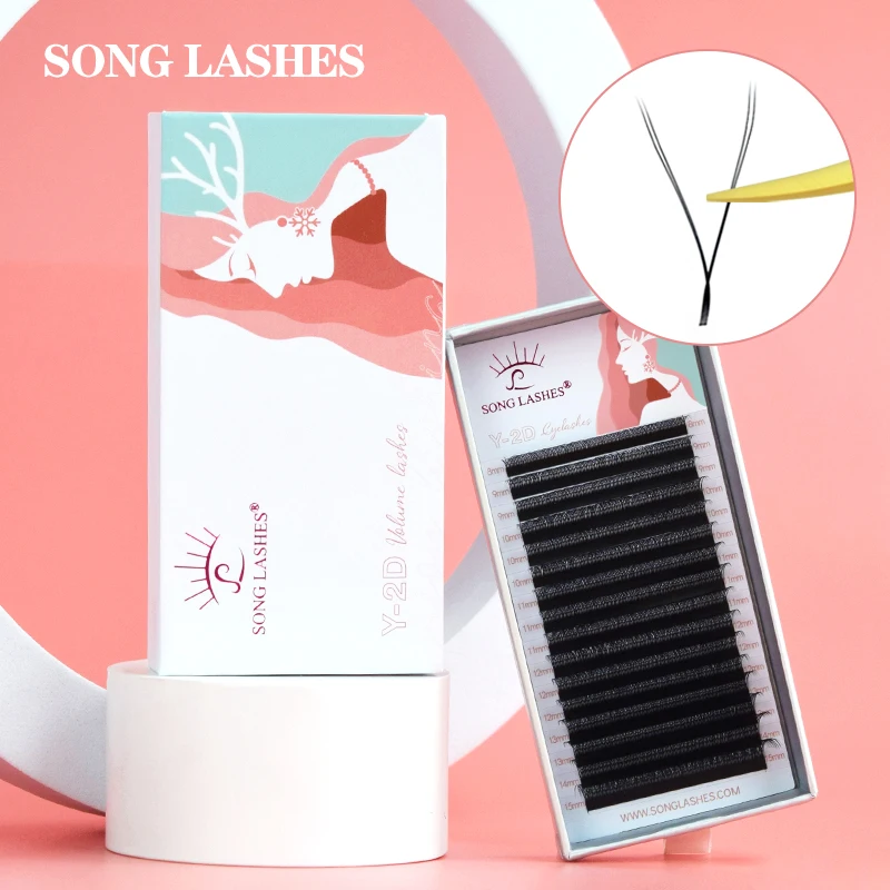 2YY Eyelashes Extension Professional Makeup Tools Lash Extension Supplies Make up  Products Naturally Long And Slender